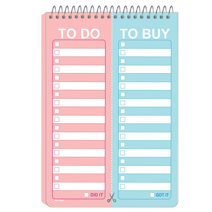 دفترچه یادداشت مستر راد مدل to do list پاستل کد fiory 1767